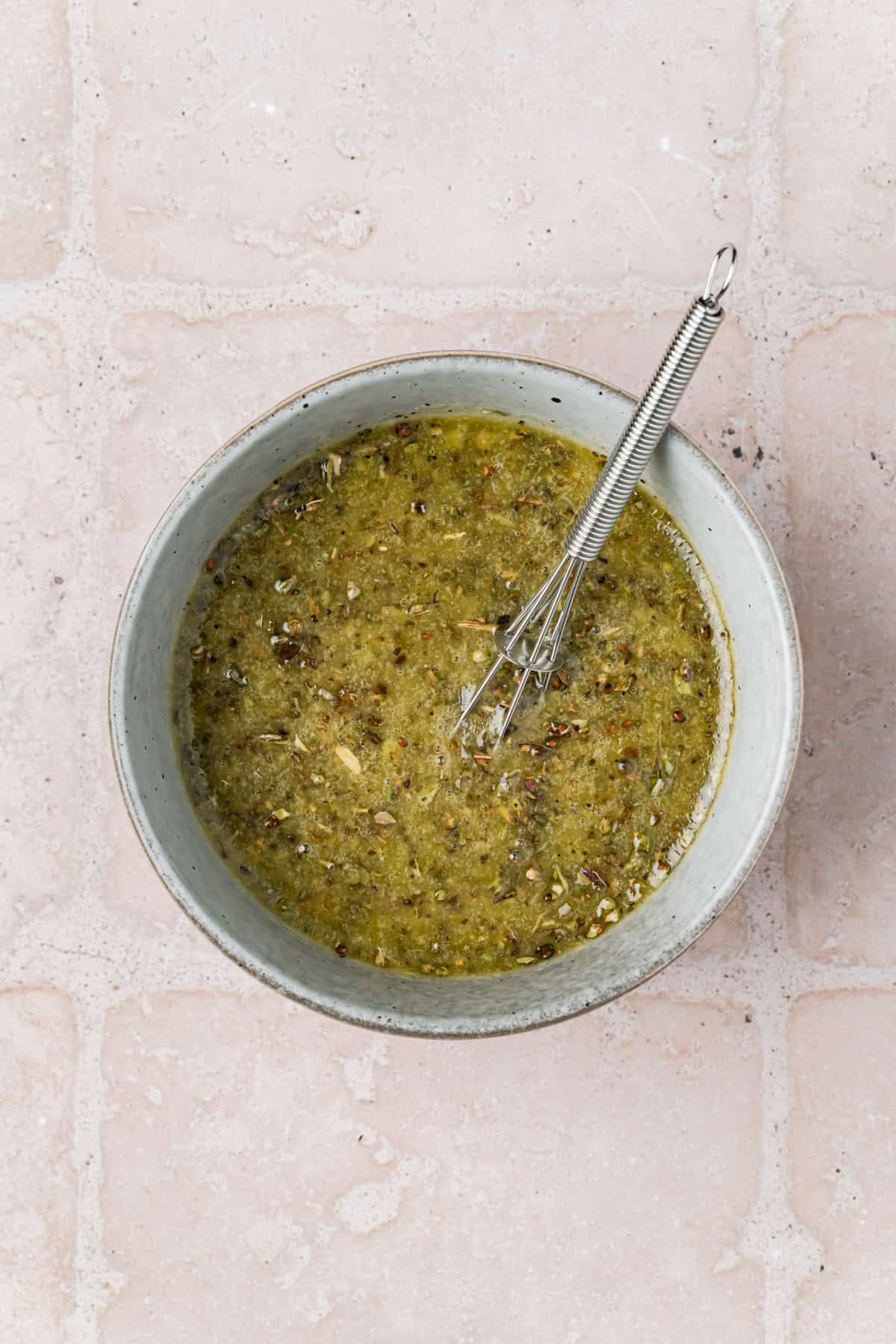 Herb Vinaigrette for a Shrimp Pasta Salad