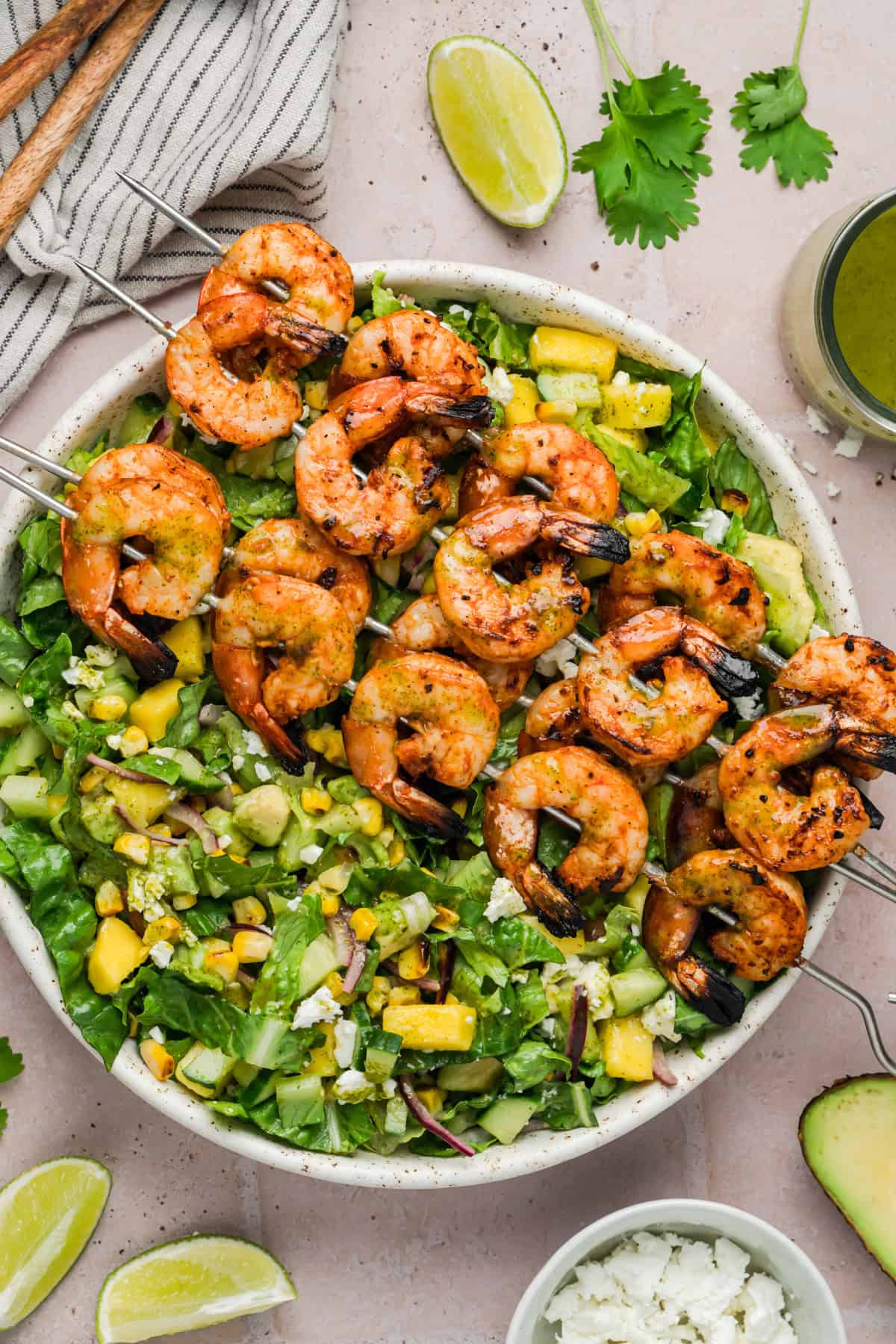 Easy Shrimp Salad with Lime Dressing