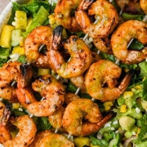 Easy Grilled Shrimp Salad with Cilantro Vinaigrette