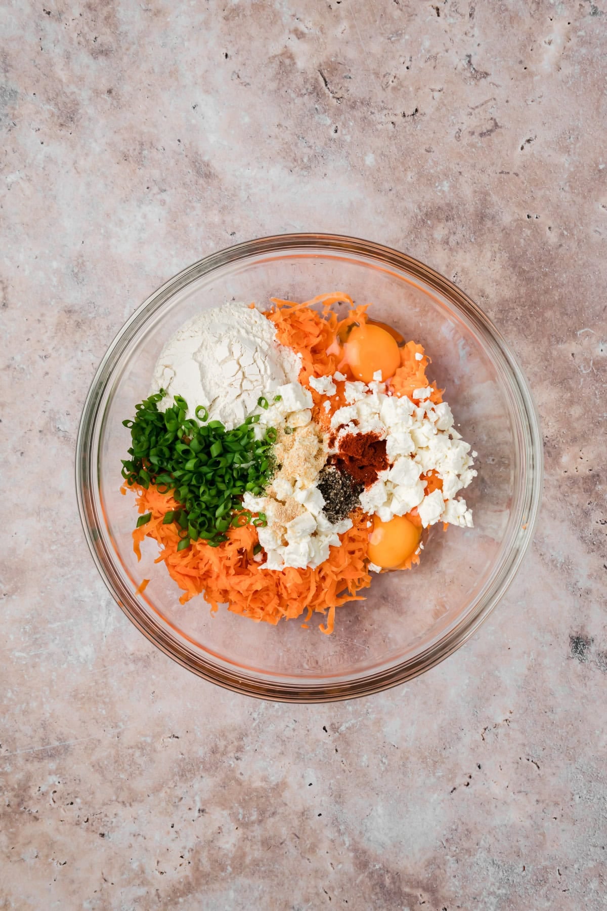 Sweet Potato Fritter Mixture